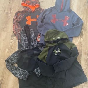 Boys UA Hoodies Lot